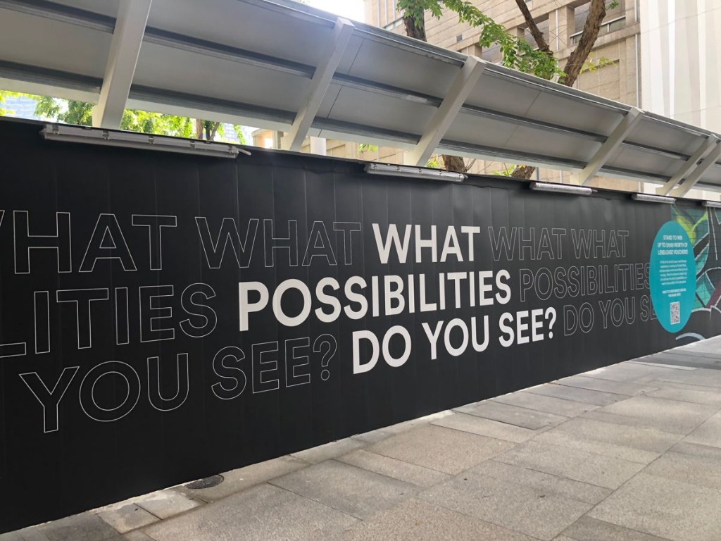 What Possibilities Do You See? hoarding